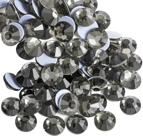 Miniatura 27 de Beadsland Hotfix - 2880 diamantes de imitación de cristal con parte trasera plana para manualidades, ropa, decoraciones de bricolaje, cristal AB