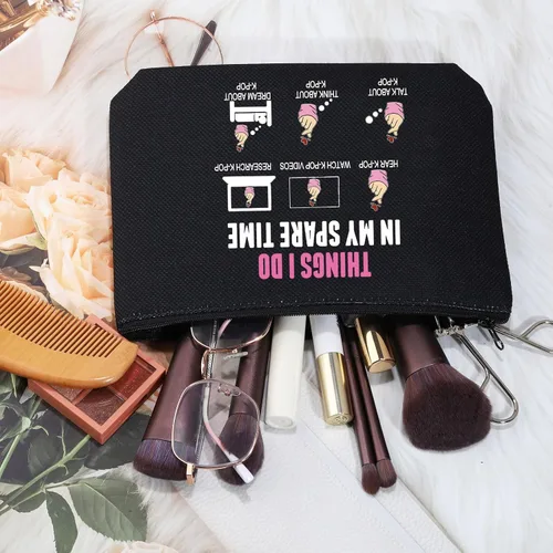 Miniatura 2 de MEIKIUP Divertido regalo K-pop amante mercancía K-pop Drama coreano Fan Gift K-Drama mujeres bolsa de maquillaje