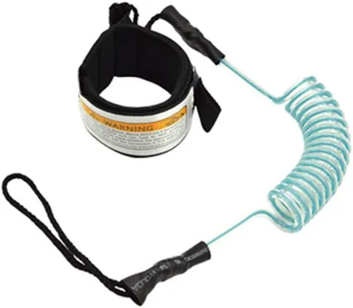 Miniatura 9 de Tookie Correa de tabla de surf, cuerda de pierna de correa de sup en espiral, cuerda recta para la pierna de la tabla de surf, correa elástica