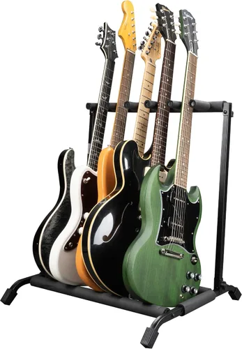 Miniatura 15 de Rok-It - Soporte para múltiples guitarras con diseño plegable, capacidad para hasta 3 guitarras eléctricas o acústicas (RI-GTR-RACK3)