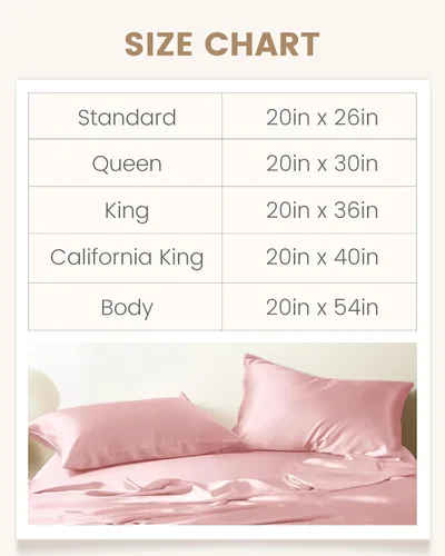 Miniatura 9 de THXSILK Juego de 2 fundas de almohada de seda de morera con cremallera, funda de almohada de seda real de morera pura de grado 6A+, 19 momme en Rosa