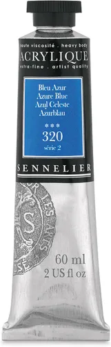 Miniatura 12 de Sennelier Acrílico para artistas extrafinos, 2.0 fl oz, luz verde cromo S3
