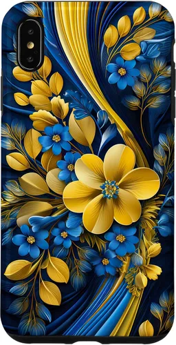 Miniatura 11 de Bandera de estilo floral de Ucrania para iPhone 11 Pro Max - Funda del orgullo ucraniano