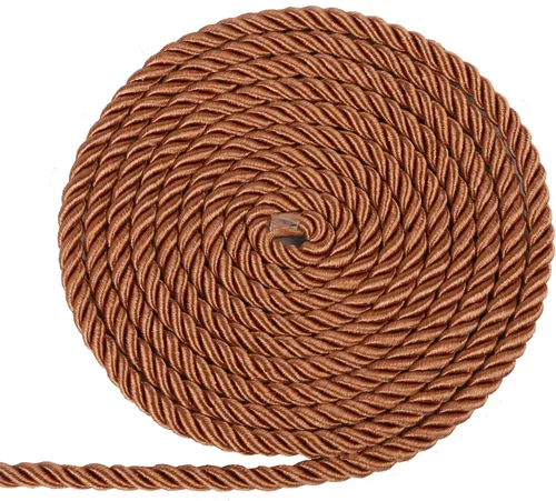 Miniatura 23 de BEL AVENIR Cuerda trenzada de 0.236 in y 16 yardas, cuerda decorativa de nailon hecha a mano para costura, manualidades, tapicería, decoración
