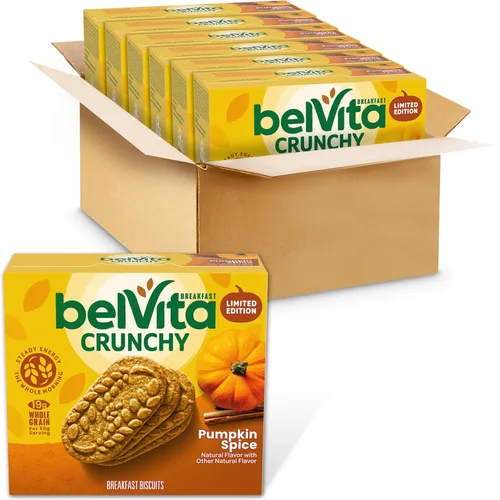 Miniatura 24 de belVita Galletas de barras de desayuno, naranja arándano, 8 paquetes (4 galletas por paquete)