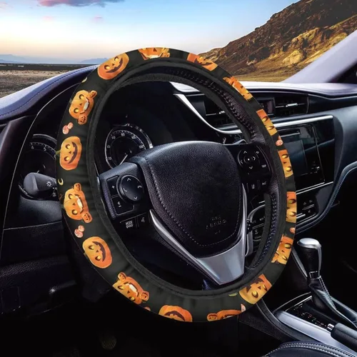 Miniatura 16 de Asian Dragon - Funda universal para volante de automóvil, accesorios interiores de automóvil, lavable, transpirable, funda para volante