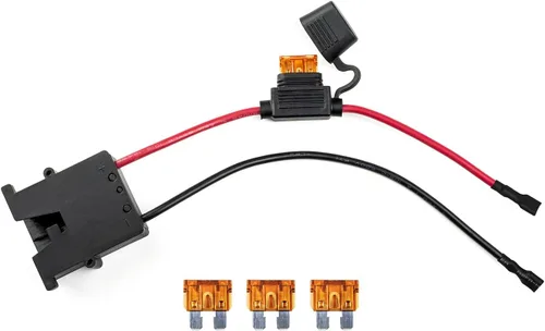 SefePoder Conector de arnés de cable de repuesto compatible con batería de Power Wheels de 12 voltios, cable de 12AWG con fusible, baterías de litio
