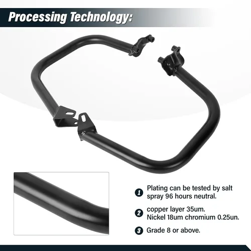 Miniatura 6 de TCT-MOTORPARTS Protector de motor para barra de choque de carretera para Harley Street 500 XG500 750 XG750 2015-2020; Street Rod XG750A 2017-2020