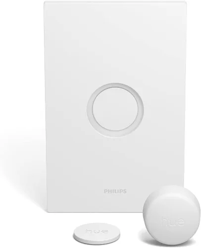 Miniatura 5 de Philips Hue Kit de inicio con botón inteligente Base Lumen de ambiente blanco (60W), 16 millones de colores, funciona con Amazon Alexa, Asistente