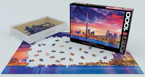 Miniatura 3 de EuroGraphics Toronto - Rompecabezas (1000 piezas), color azul