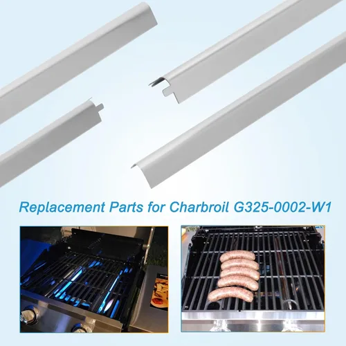 Miniatura 3 de Piezas de repuesto para Charbroil Performance 2 quemadores 463630021 463660421 463655621 463630422 463654022 463655021, quemador y placa de calor
