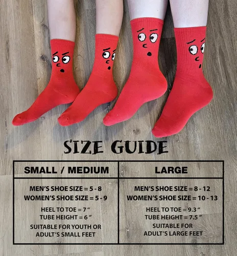 Miniatura 7 de Meloday 10 PACK Crazy Funny Emotion Crew Socks Soft Cotton - 10 different fun designs and color per pack