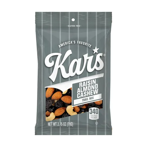 Miniatura 31 de Kar's Nuts Cranberry Almond Delight Trail Mix, paquetes individuales de 3 onzas, paquete a granel de 42, aperitivos sin gluten