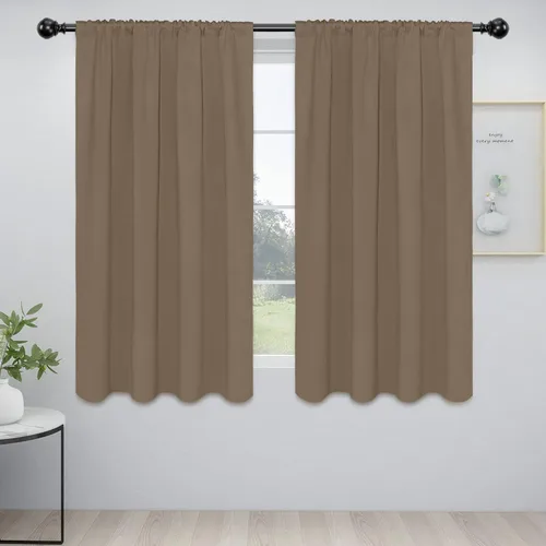 Miniatura 89 de Easy-Going - Cortinas opacas con bolsillo para varilla para el dormitorio, cortinas para ventanas que oscurecen la habitación o la sala de estar