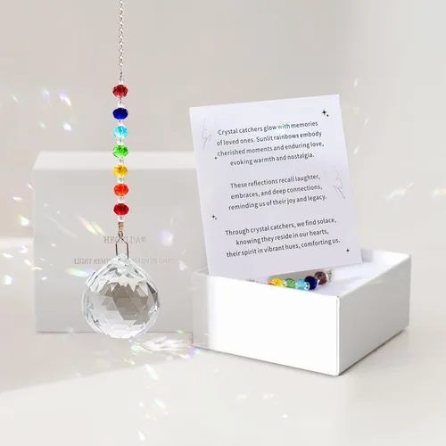 Miniatura 14 de Regalos conmemorativos para la pérdida de papá, atrapasoles de cristal en la memoria, regalos de condolencia por pérdida de papá y padre, regalos