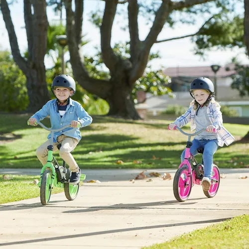 Miniatura 6 de Little Tikes My First Balance-to-Pedal - Bicicleta de entrenamiento para niños, color verde, edad 2-5 años, 12 pulgadas, 649615C para niños