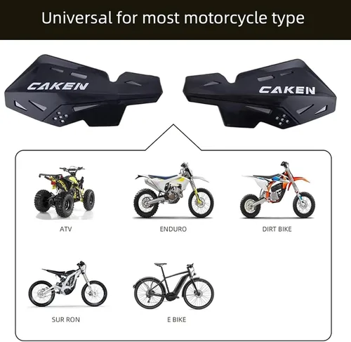 Miniatura 9 de Manillar universal de 28 mm con protectores de manos y kit de soporte CNC para moto de motocross, ATV, scooter para CRF KLX KX LTR TRX SX SXF EXC