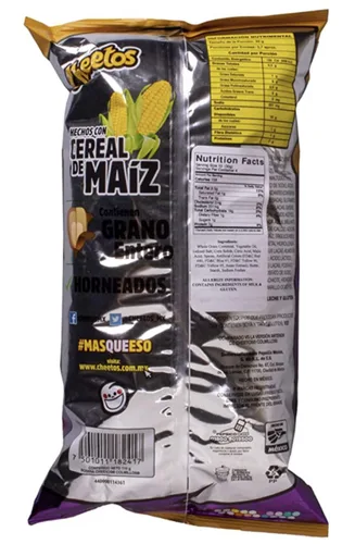Miniatura 4 de Sabritas Auténticas papas fritas mexicanas, bolsa grande de bocadillos mexicanos frescos, chequeos, bolita, torciditos, colmillos, flameantes