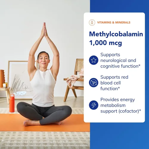 Miniatura 3 de Pure Encapsulations Metilcobalamina 1,000 mcg - Suplemento de vitamina B12 para apoyar la memoria y la salud de los nervios - Cápsulas premium