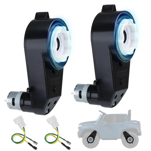 2 unidades de 12 V para niños con ruedas motorizadas RS550 40000RPM caja de cambios de motor de alta velocidad para niños, juguetes de paseo para