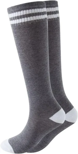 Miniatura 10 de Calcetines altos hasta la rodilla para niños, calcetines de fútbol de algodón para niños, niñas, niños pequeños
