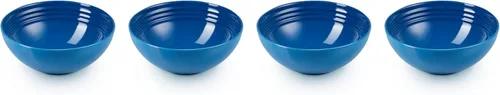 Miniatura 11 de Le Creuset Juego de 4 cuencos de sopa de gres, 22 onzas (6.25") cada uno, blanco