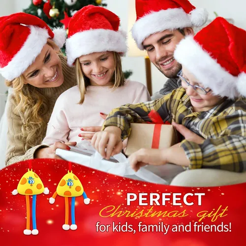 Miniatura 6 de D4DREAM Adornos de Navidad de queso para decoración de árboles, adornos de comida de queso, regalos para niños, hombres y mujeres, amantes del queso