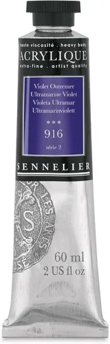 Miniatura 114 de Sennelier Acrílico para artistas extrafinos, 2.0 fl oz, luz verde cromo S3