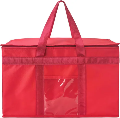Miniatura 15 de Yalin XXXL - Bolsa térmica grande con aislamiento, enfriador de espuma de poliestireno para mantener los alimentos calientes o fríos, bolsa Negro