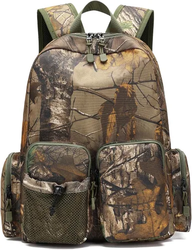 TIANHAOPUJU - Mochila táctica de camuflaje para adolescentes y hombres, PVC resistente al agua para caza al aire libre, senderismo, pesca, viajes