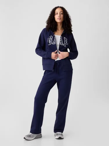 Miniatura 5 de GAP Sudadera con capucha y cremallera completa con logotipo para mujer
