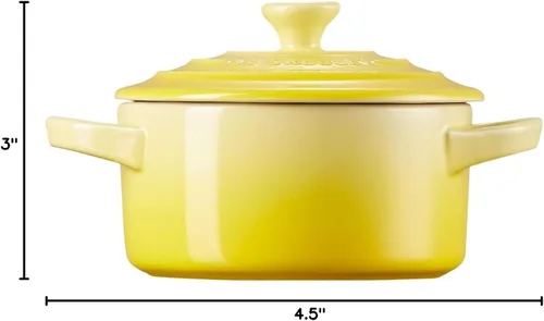 Miniatura 9 de Le Creuset Mini Cocotte redonda de gres, 8 oz., Soleil