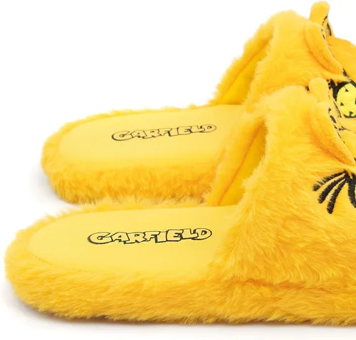 Miniatura 4 de Garfield Adult Orange Slippers Lazy Tabby Cat Fluffy Slip On House Sliders Merchandise
