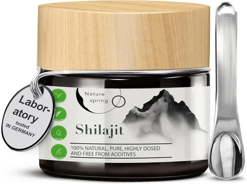 Resina Mumijo Shilajit en vidrio | Premium +2 meses | Ácido húmico y oligoelementos | Apoya el sistema inmunológico y la energía