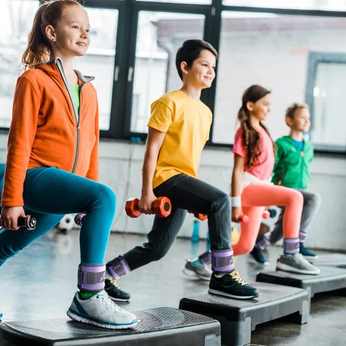 Miniatura 7 de Sportneer Pesas de tobillo para muñeca, par de pesas de 1/2/4/6/10 libras para hombres, mujeres, niños, entrenamiento de fuerza, juego de pesas