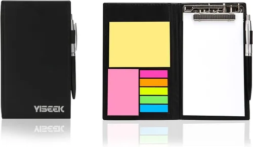 Anotaciones adhesivas con libretas, set de paquete de marcadores de página de colores, mini notas rectangulares y organizador de pestañas de índice