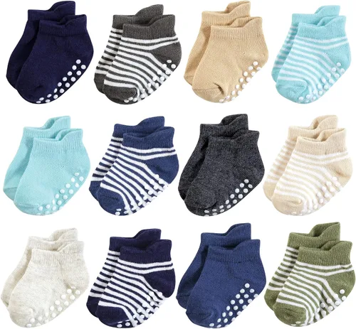 Miniatura 14 de Hudson Baby Calcetines antideslizantes unisex para bebé, Rosado Multi Girl