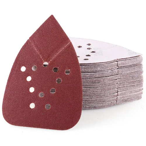 Miniatura 12 de LotFancy Almohadillas de lija para lijadoras de ratón Black and Decker, 50 unidades de papel de lija de grano 60, 80, 120, 150, 220, surtido