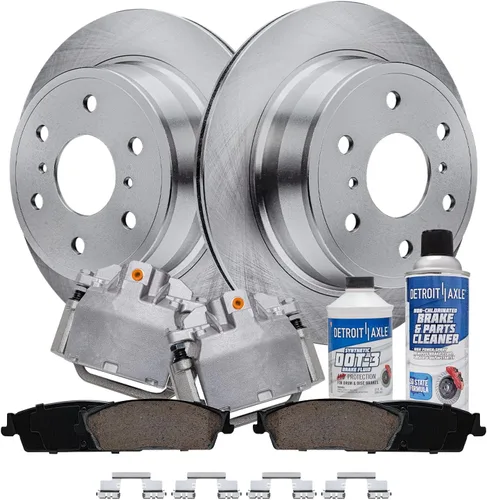Miniatura 32 de Detroit Axle - Rotores de freno para Nissan NV2500 NV3500 NV1500 NV1500 2012-2021, repuesto de rotores de freno de disco: rotor delantero de 14.17