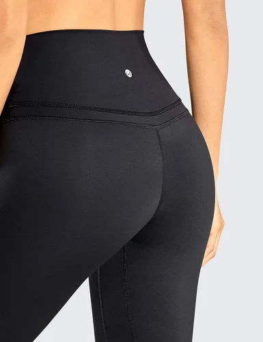 Miniatura 5 de CRZ YOGA - Leggings de entrenamiento estilo segunda piel para mujer, de 28 pulgadas, pantalones de yoga de longitud completa y cintura alta