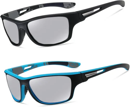 Gafas de lectura de lente completa fotocromáticas envolventes para hombres y mujeres, 2 unidades, gafas de sol cuadradas para lectores de transición