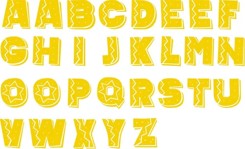 Miniatura 10 de SEC Apparel Letras mexicanas termoadhesivas de 2 pulgadas, negro, azul, gris, blanco, verde, naranja, rosa, oro, rojo, amarillo, plata, oro con Oro
