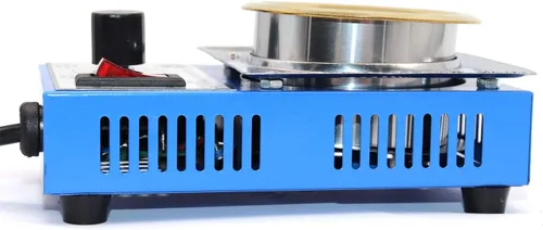 Miniatura 6 de Olla de soldadura sin plomo de 1.969 in 110 V 150 W con capacidad de 17.64 oz y raspador de pasta de soldadura BGA para soldadura y baño de soldadura