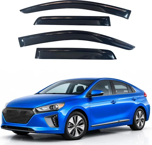 Miniatura 41 de Visor para ventana IG para Hyundai Venue 2020-2023, protector contra la lluvia, adhesivo extra duradero, deflector de viento para lado