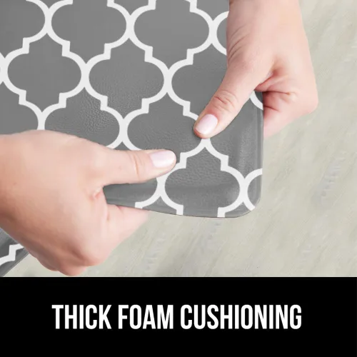 Miniatura 9 de GORILLA GRIP Cómodas alfombrillas acolchadas de cocina para piso, tapete ergonómico de 1/2 pulgada de grosor para escritorio de pie, antifatiga