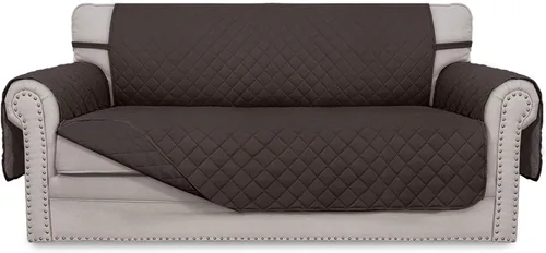 Miniatura 180 de Easy-Going - Funda para sofá, futón y sillón sin reposabrazos, reversible, resistente al agua, para mascotas y niños (azul oscuro/azul claro)