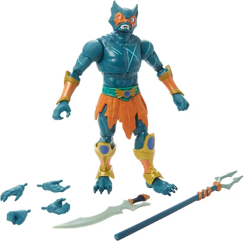 Miniatura 5 de Masters of the Universe Masterverse Collection, Mer-Man, figuras de batalla Motu de 7 pulgadas para contar historias y exhibición, regalo para niños