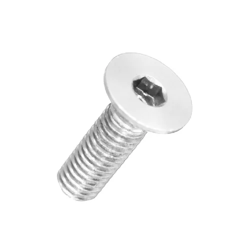 Miniatura 9 de 20 tornillos planos M3 7075 Tornillos Allen de aleación de aluminio Tornillos hexagonales Tornillos de cabeza plana (azul, 0.315 in)