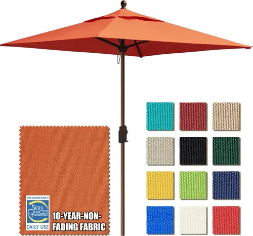 Miniatura 47 de EliteShade USA Sombrilla de Mercado de 9 Pies con Garantía de 10 Años Sin Decoloración, Sombrilla de Patio, Sombrilla de Mesa para Exteriores