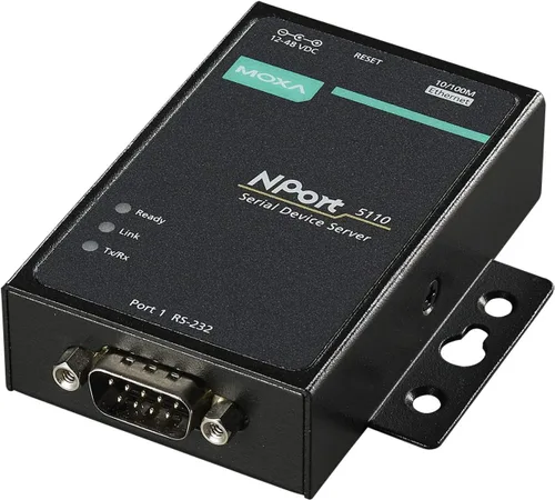 Miniatura 3 de MOXA Servidor de dispositivos serie de puertos NPort 5110-1, Ethernet 10/100, RS232, DB9 macho